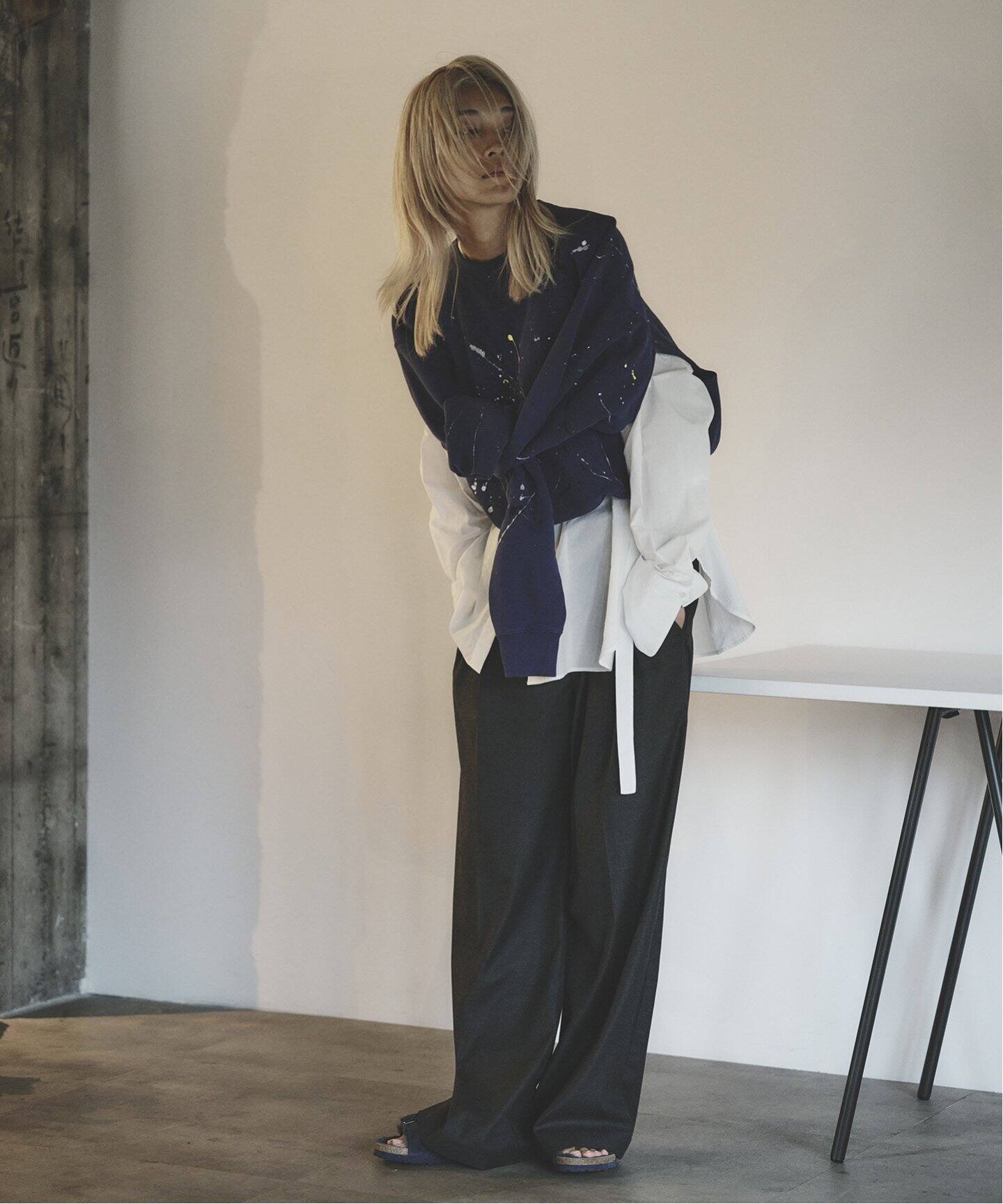 受注生産/予約》coaw by reiko kojima / paint sweat（Tシャツ 