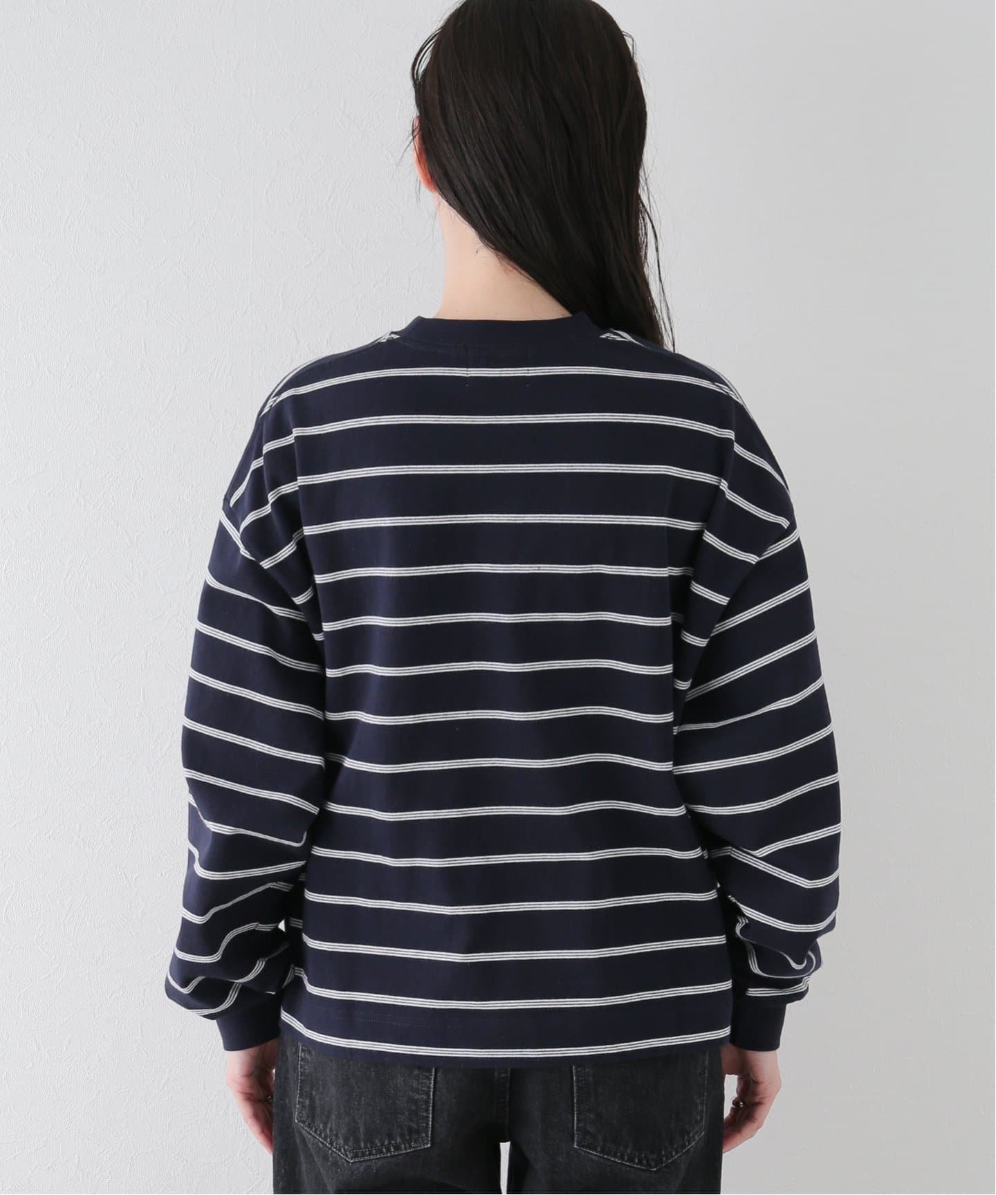 EVCON / エビコン】BORDER WIDE L/S TEE（Tシャツ／カットソー