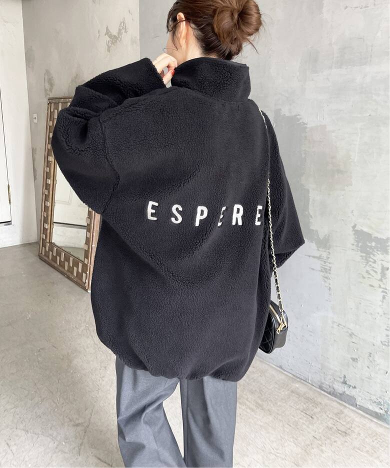 ボアハーフジッププルオーバー（その他トップス）｜Spick and 