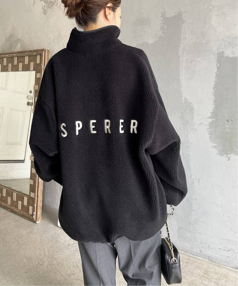 ≪追加≫ボアハーフジッププルオーバー（その他トップス）｜Spick and 