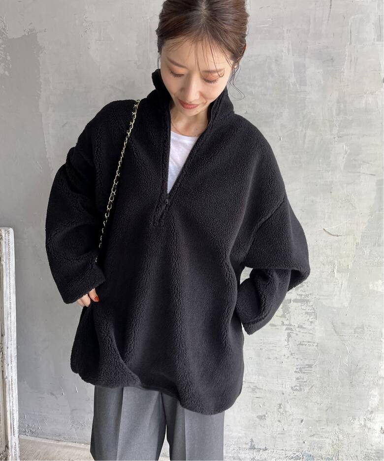 ≪追加≫ボアハーフジッププルオーバー（その他トップス）｜Spick and 