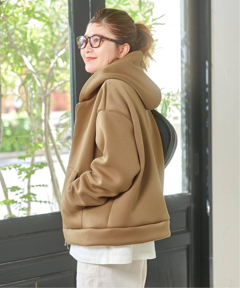 ダンボールフードジップパーカー（スウェット）｜Spick and Span  