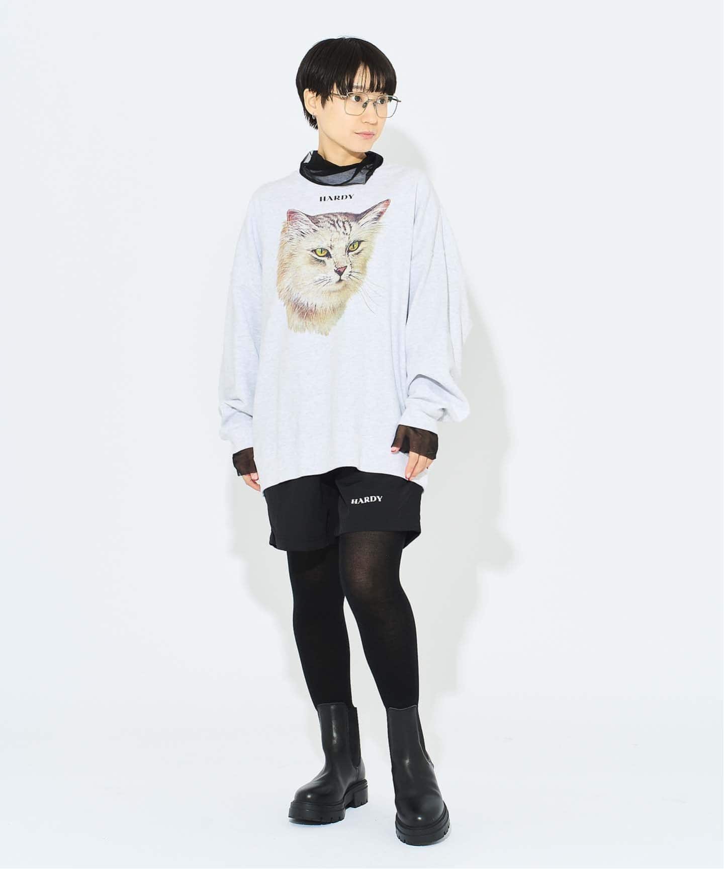 CAT PRINT スウエット（スウェット）｜HARDY NOIR（アルディー