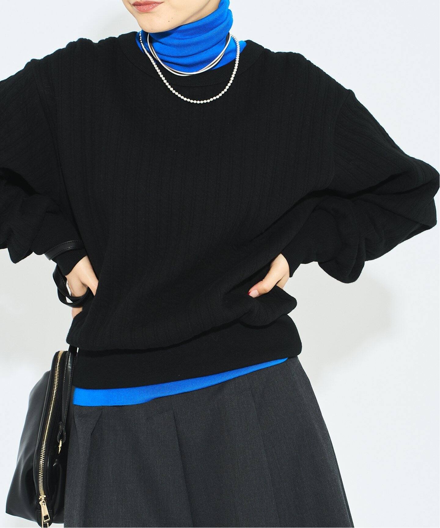 PHEENY /フィーニー】Quilt like jersey プルオーバー：カットソー（T 