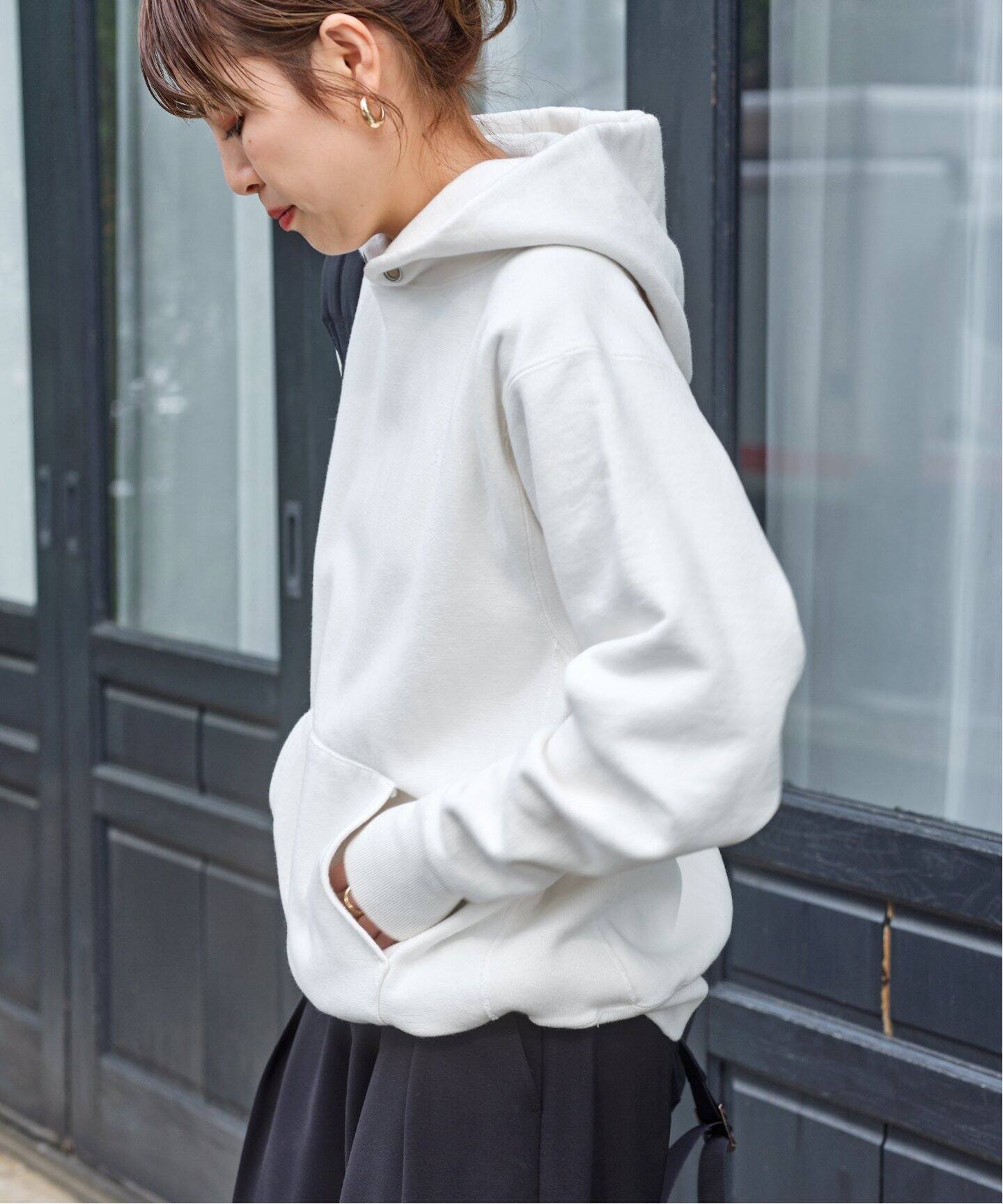 ATON/エイトン】 GARMENT DYED URAKE HOODIE（スウェット）｜Spick and 
