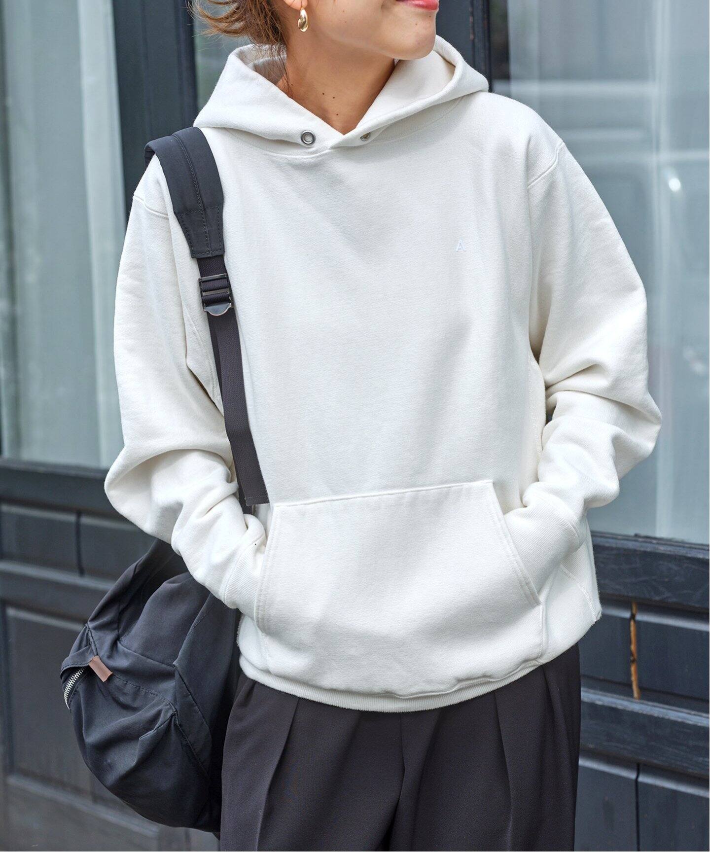 ATON/エイトン】 GARMENT DYED URAKE HOODIE（スウェット）｜Spick and 