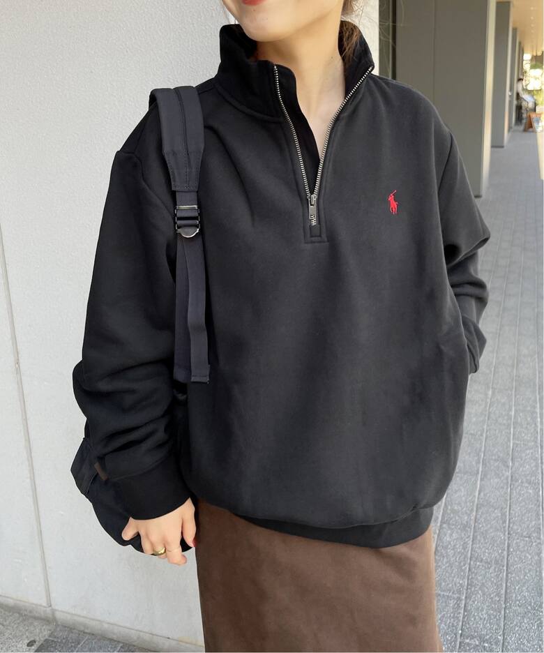 POLO RALPH LAUREN / ポロ ラルフ ローレン】HALF ZIP SWEAT 