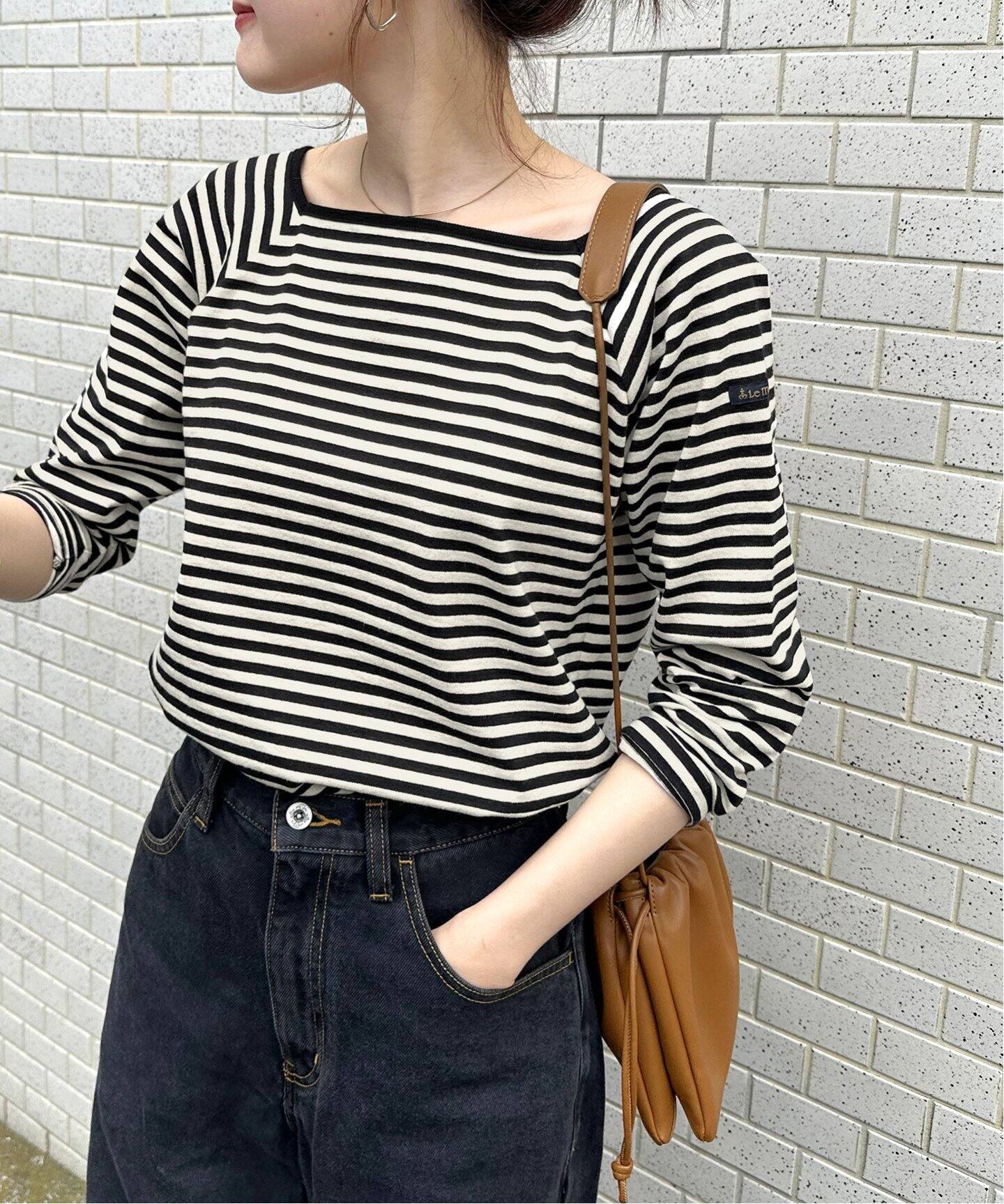 Le minor / ルミノア】MARINIERE CARRE（Tシャツ／カットソー）｜Spick 