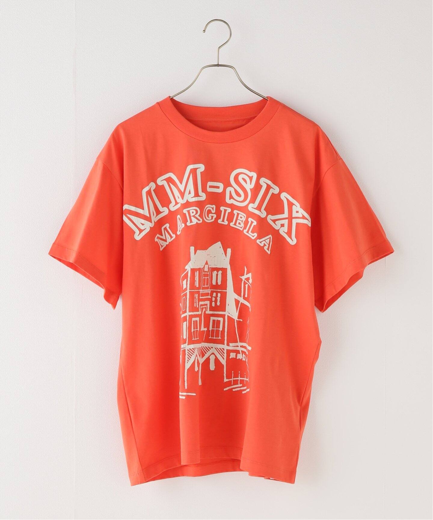 MM6 エムエムシックス Tシャツ・カットソー 160 オレンジ 忌まわしい  