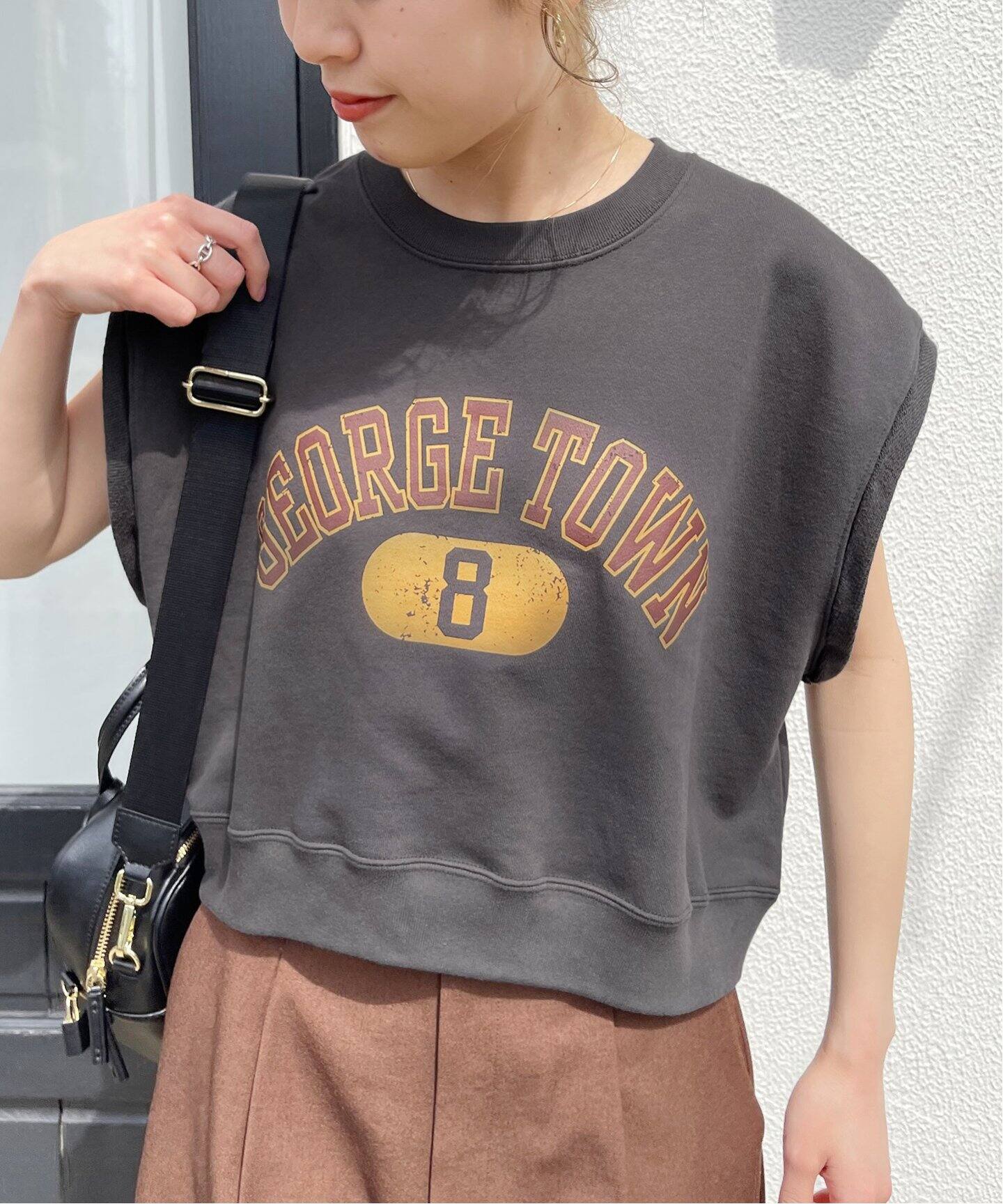 MAISON NO.8/メゾンナンバーエイト】 N/SショートSWEAT（スウェット 