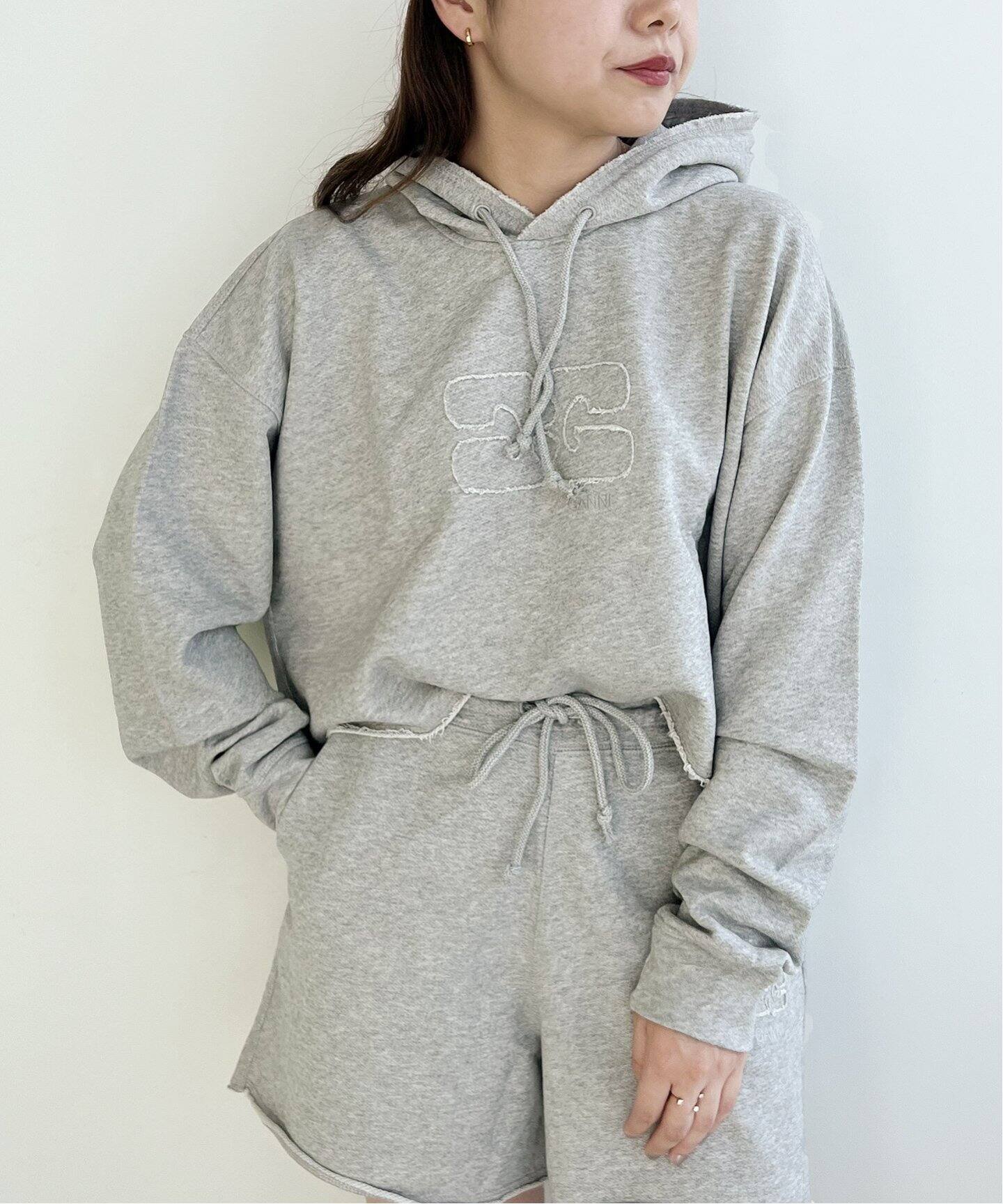 GANNI/ガニー】 Isoli Cropped Oversized Hoodie（パーカー）｜U by 