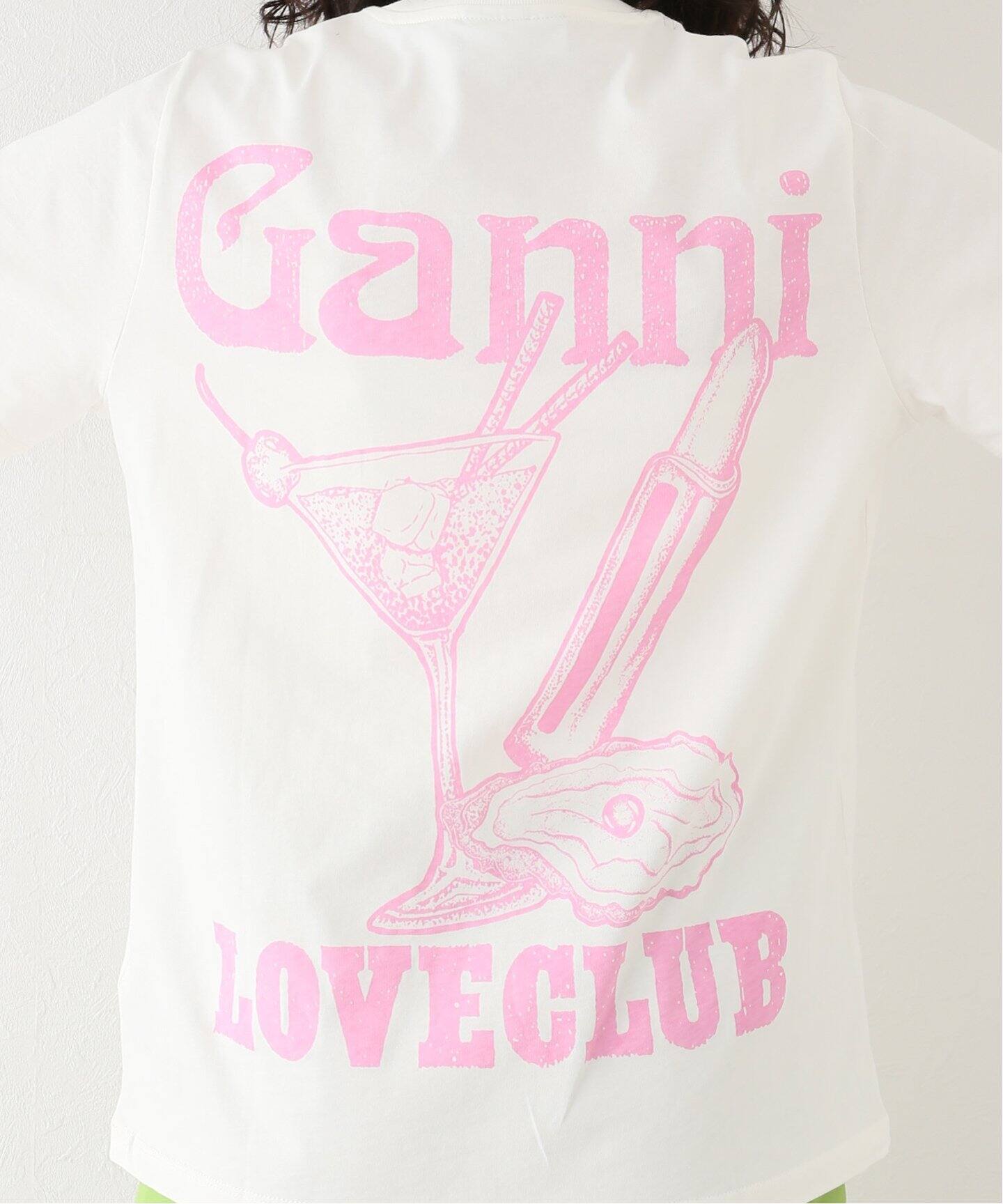 GANNI / ガニー】Basic Jersey Loveclub RelaxedT（Tシャツ 