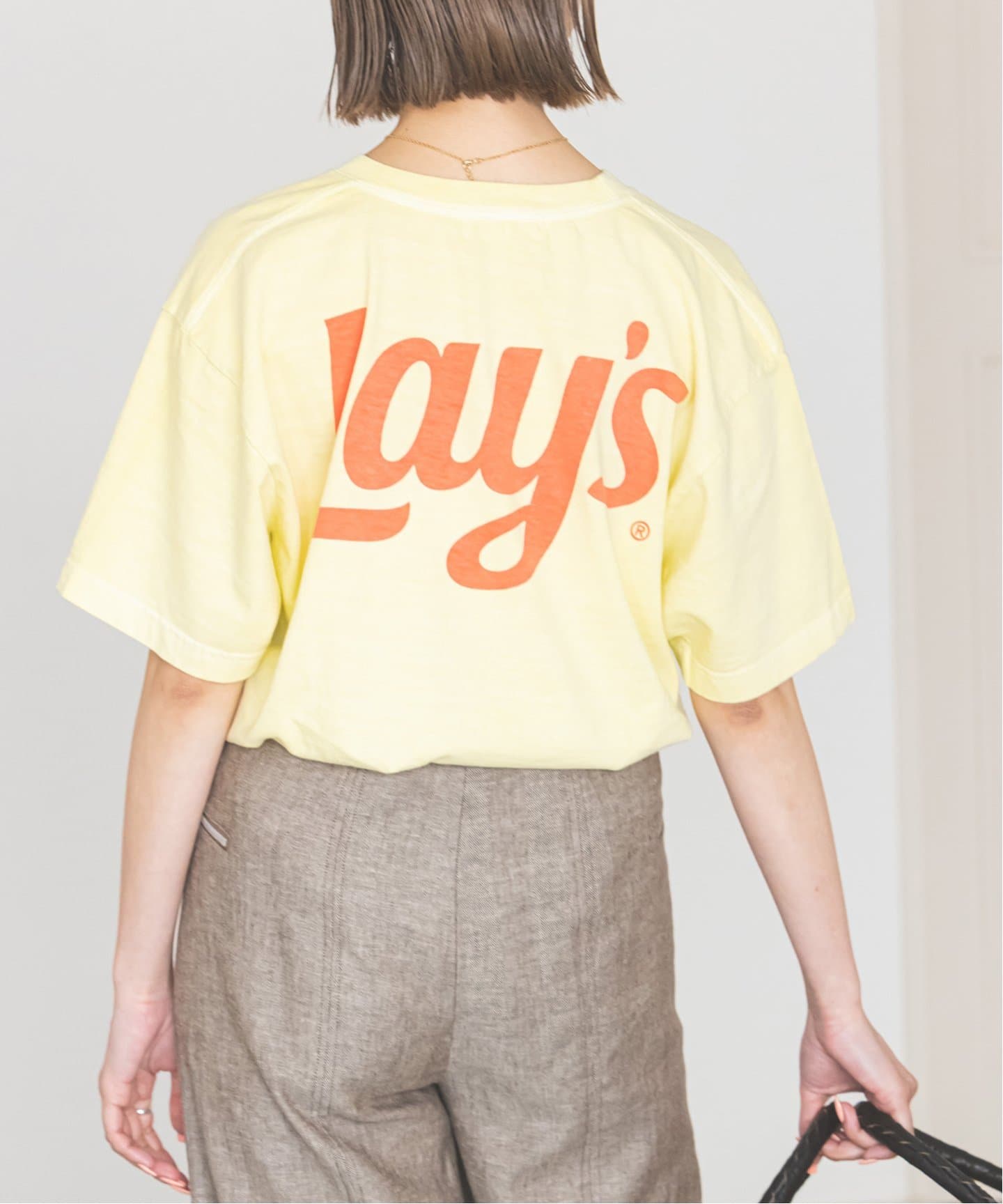 Spick＆Span tシャツ 「追加」箔ロゴプリントTシャツ レディース