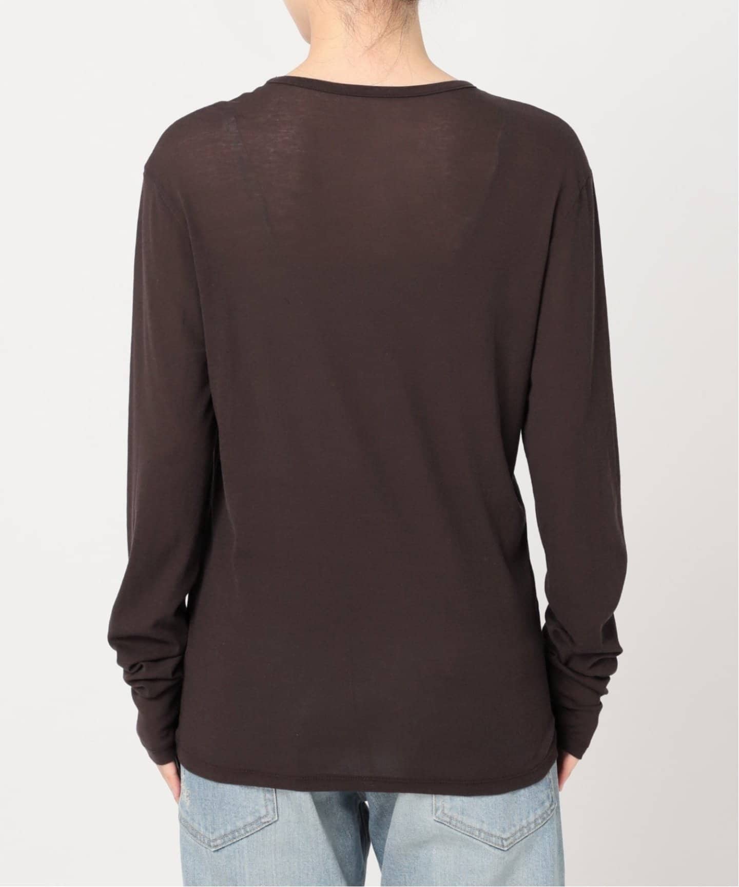 フレームワークコットンフライスシアークルーネックTシャツspickandspan ≪追加≫コットンフライスシアークルーネックTシャツ3（Tシャツ