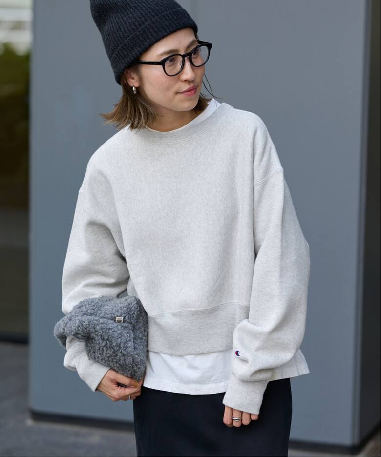 Champion/チャンピオン】別注クルーネックスウェットリバースウィーブ 
