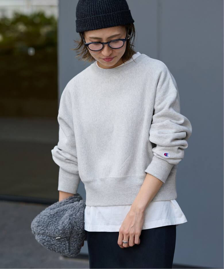 Champion/チャンピオン】別注クルーネックスウェットリバースウィーブ 