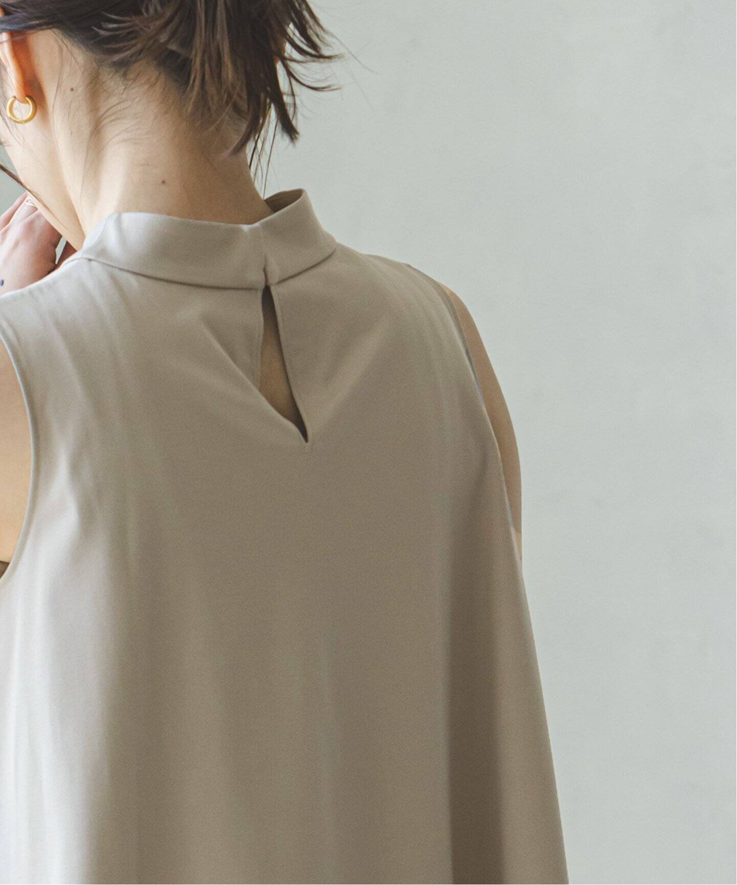 ノースリーブドレープトップ（Tシャツ／カットソー）｜NOBLE（ノーブル  