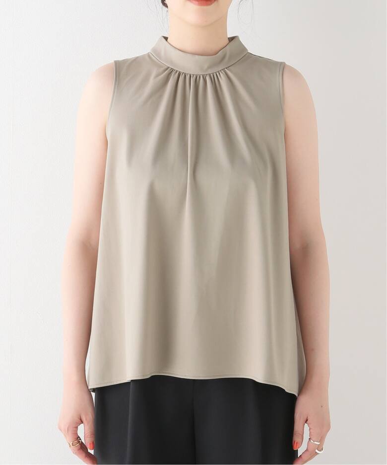 ノースリーブドレープトップ（Tシャツ／カットソー）｜NOBLE（ノーブル  