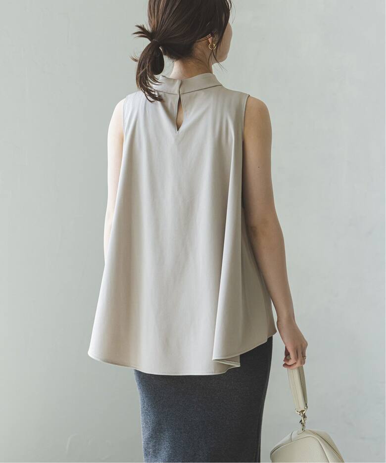 ノースリーブドレープトップ（Tシャツ／カットソー）｜NOBLE（ノーブル  