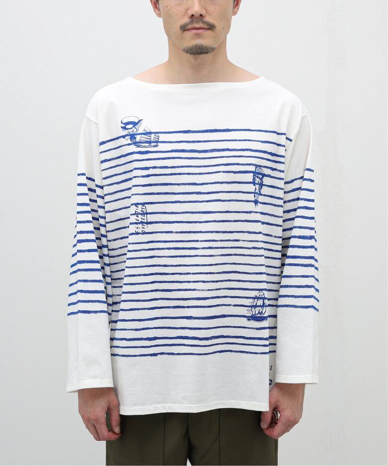 M.A ペイントボーダー バスクシャツ（Tシャツ／カットソー）｜EDIFICE 