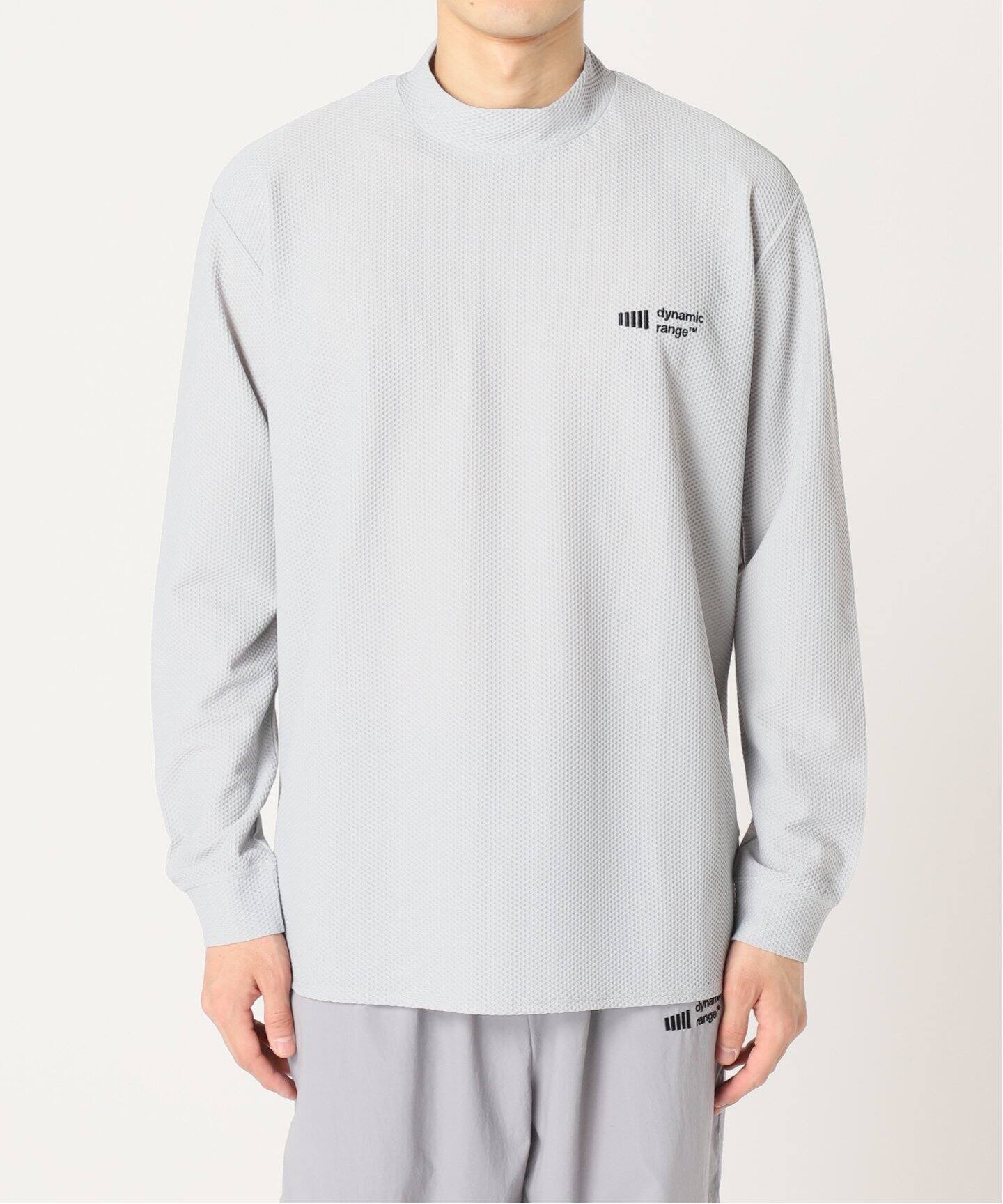 CLUBHAUS / Dynamic Range】別注 ウォームアップ モックネック Tシャツ 
