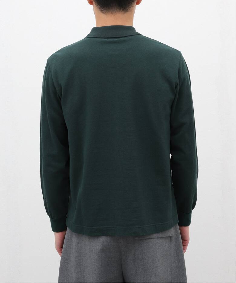 BUREAU / ビューロー】Tuck Stitch L/S ポロシャツ（ポロシャツ 
