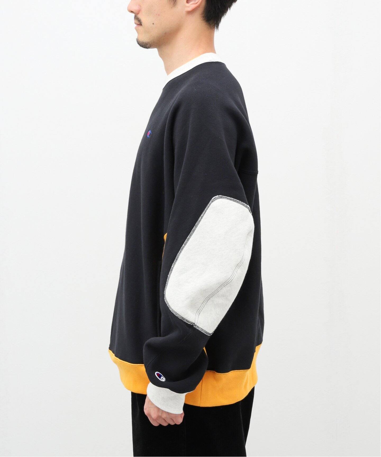 N.HOOLYWOOD × Champion】NEW WEAVE クルーネックスウェットシャツ 