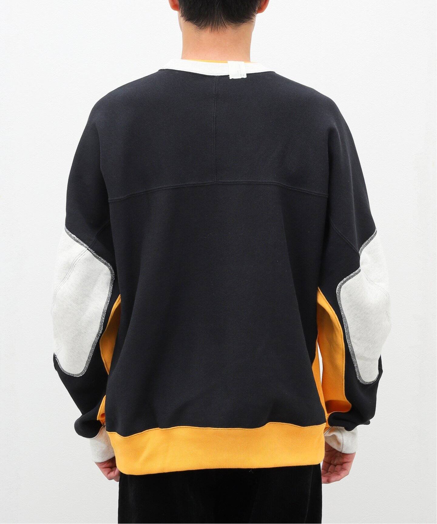 N.HOOLYWOOD × Champion】NEW WEAVE クルーネックスウェットシャツ 