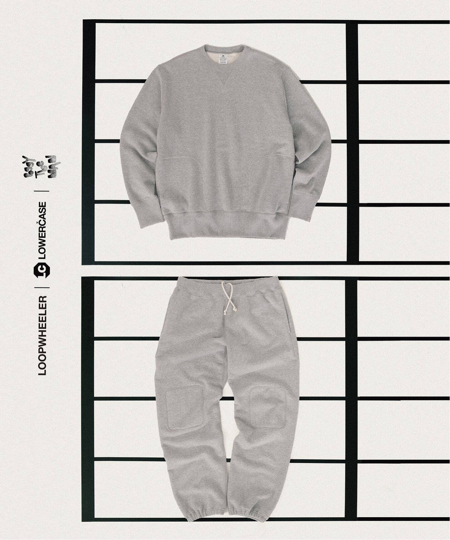 LOOPWHEELER for LOWERCASE × POGGYTHEMAN】別注 クルーネック 