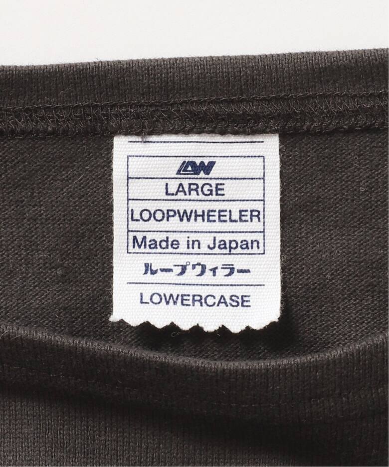 LOOPWHEELER for LOWERCASE】別注 リラックス バスクシャツ（Tシャツ 
