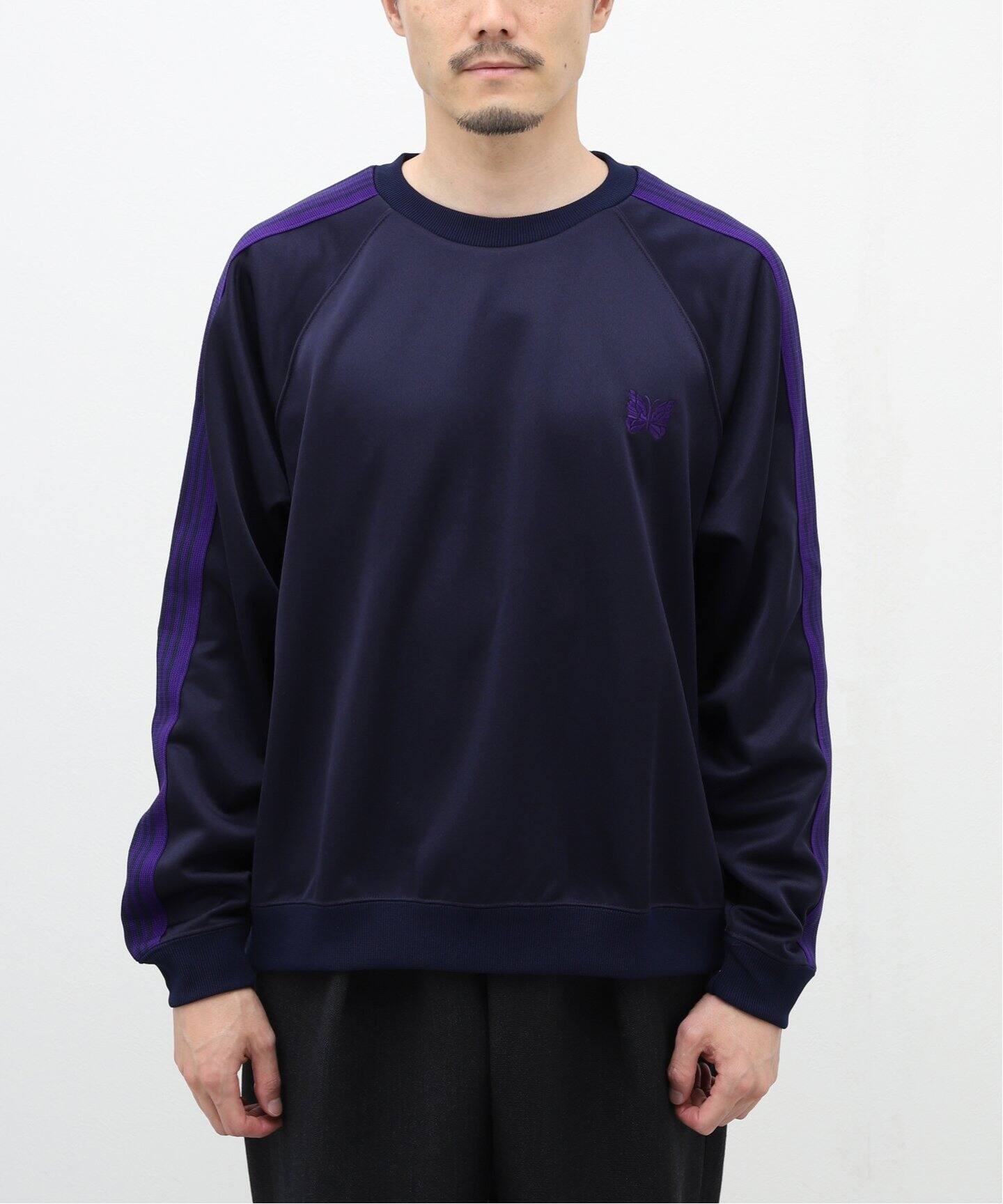 NEEDLES / ニードルズ】Track Crew Neck Shirt - Poly Smooth（Tシャツ 