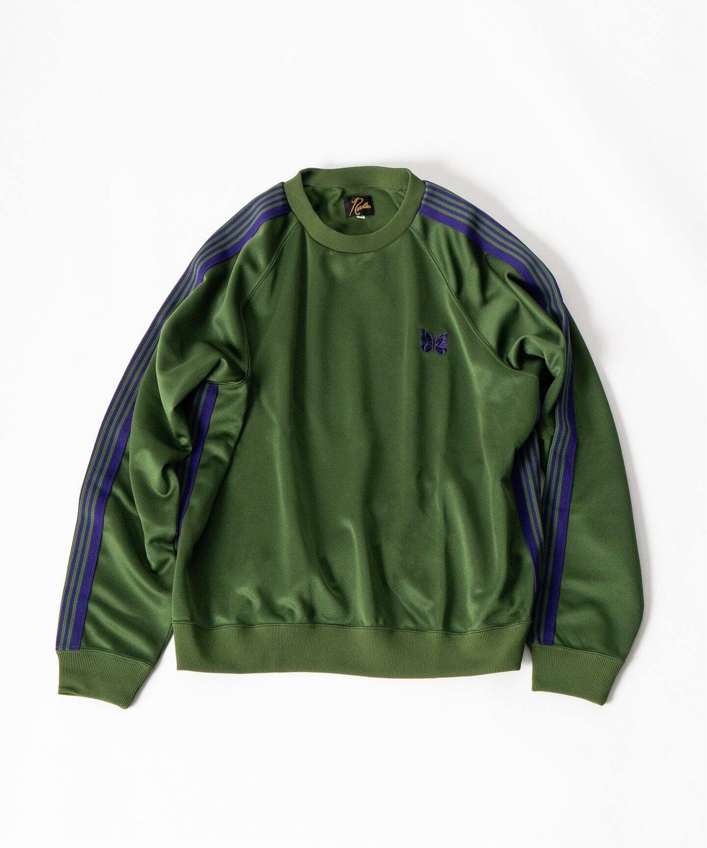 NEEDLES / ニードルズ】Track Crew Neck Shirt - Poly Smooth（Tシャツ 