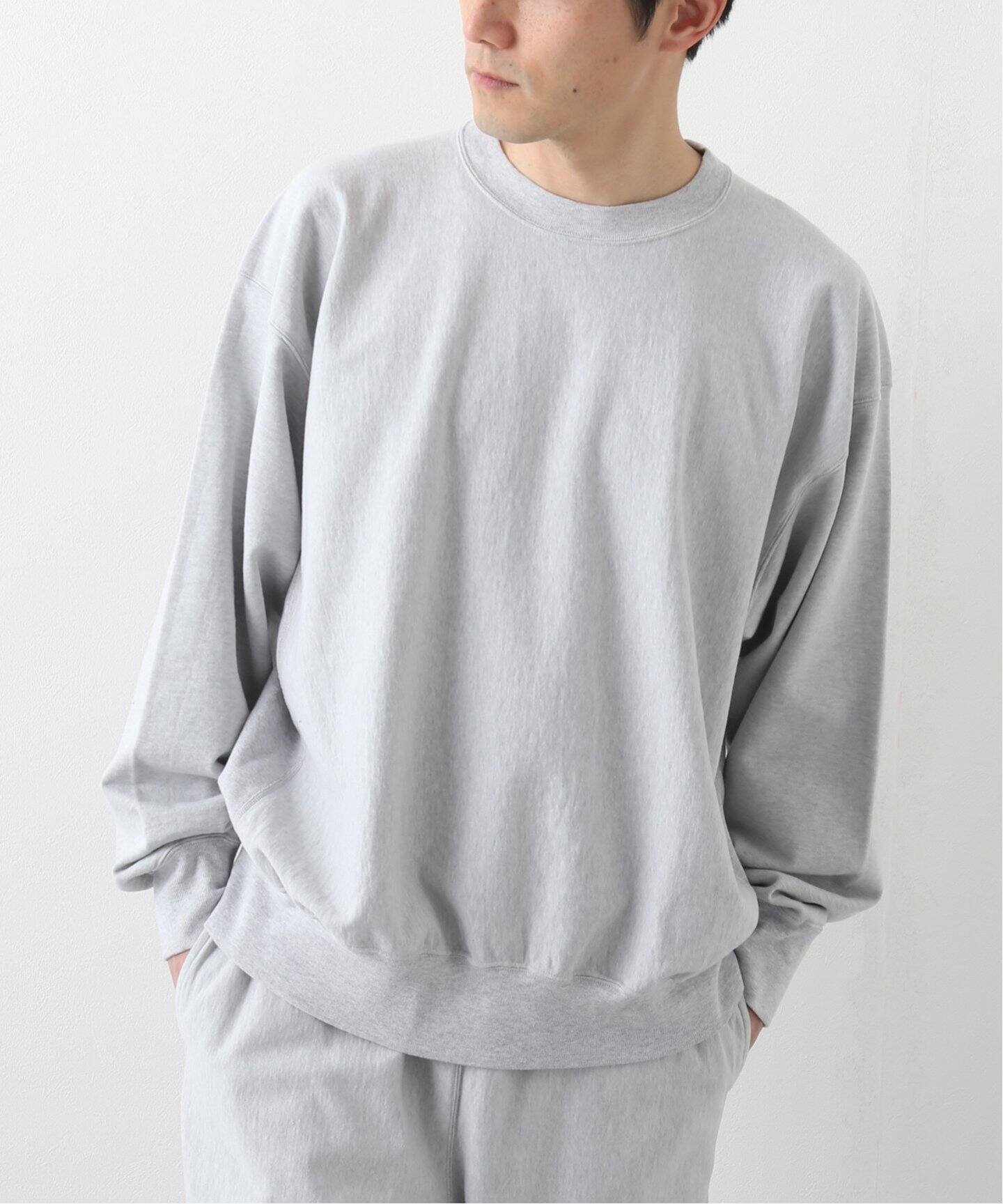 blurhms / ブラームス】 Light Sweat Crew-neck P/O（スウェット 