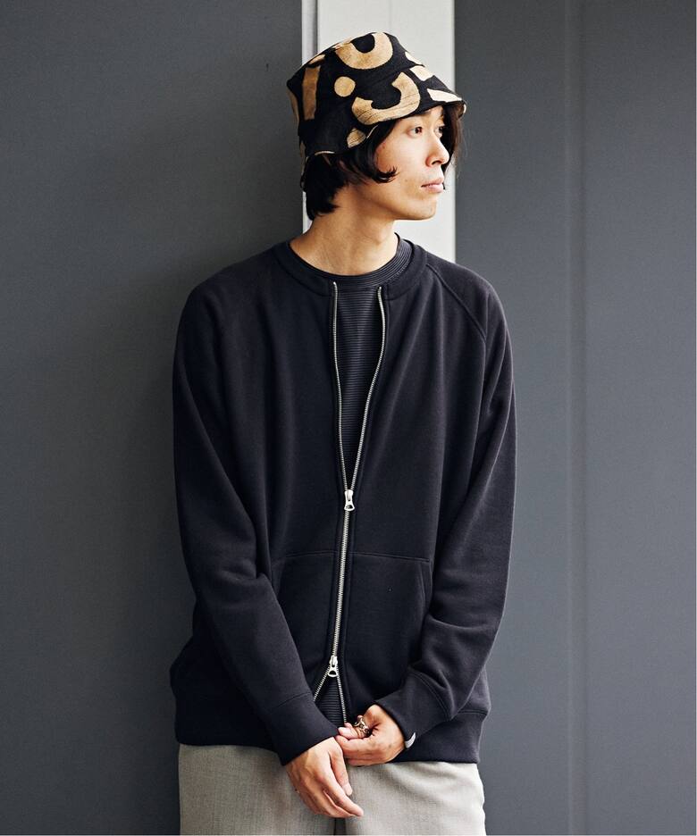 LOOPWHEELER for LOWERCASE】ライトツリウラケ ZIPカーディガン 