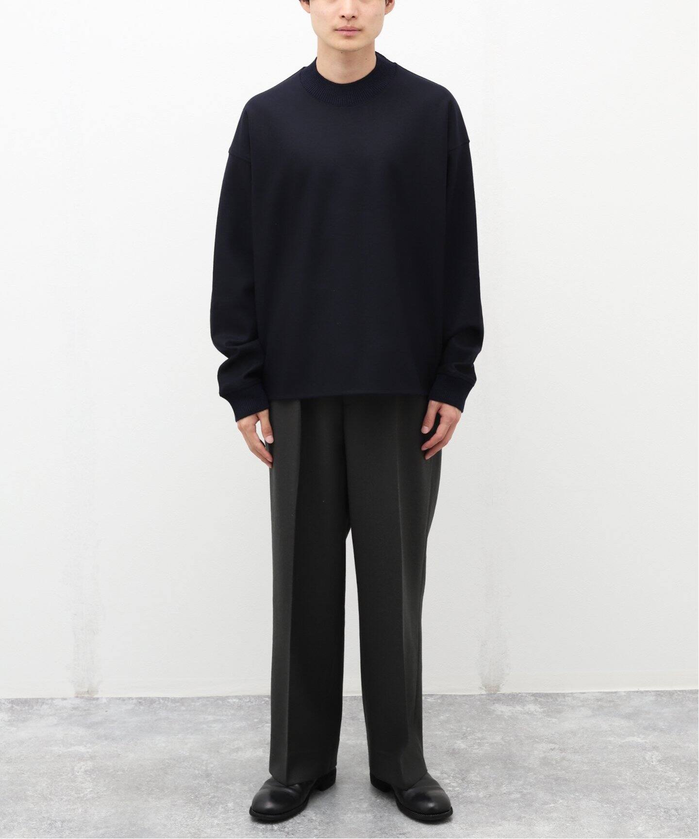 JIL SANDER / ジル サンダー】WOOL MELTON SWEATSHIRT（スウェット  