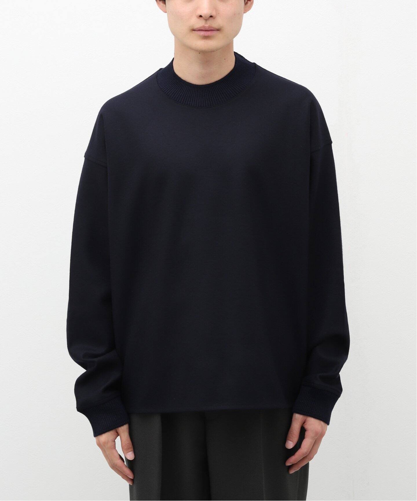 JIL SANDER / ジル サンダー】WOOL MELTON SWEATSHIRT（スウェット 