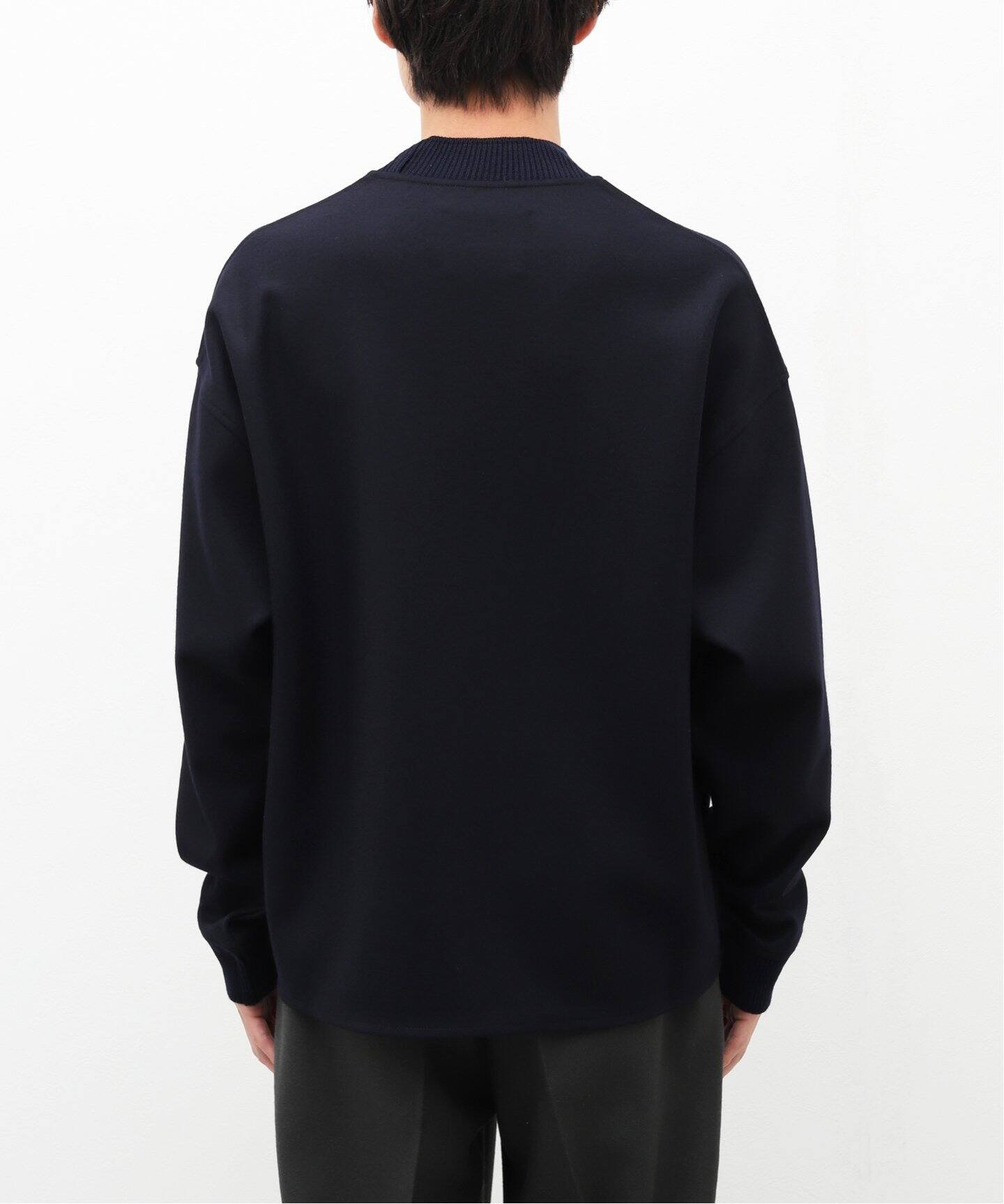 JIL SANDER / ジル サンダー】WOOL MELTON SWEATSHIRT（スウェット  
