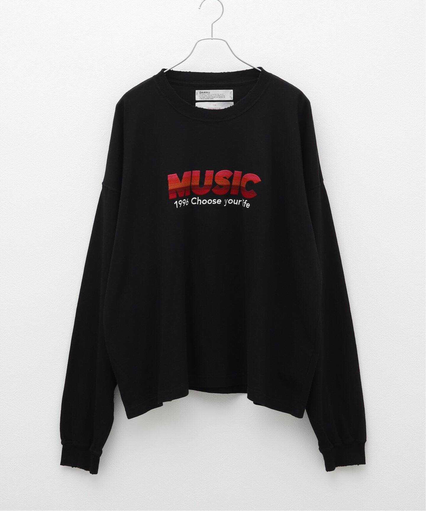 DAIRIKU / ダイリク】 MUSIC tee（Tシャツ／カットソー）｜417 EDIFICE 