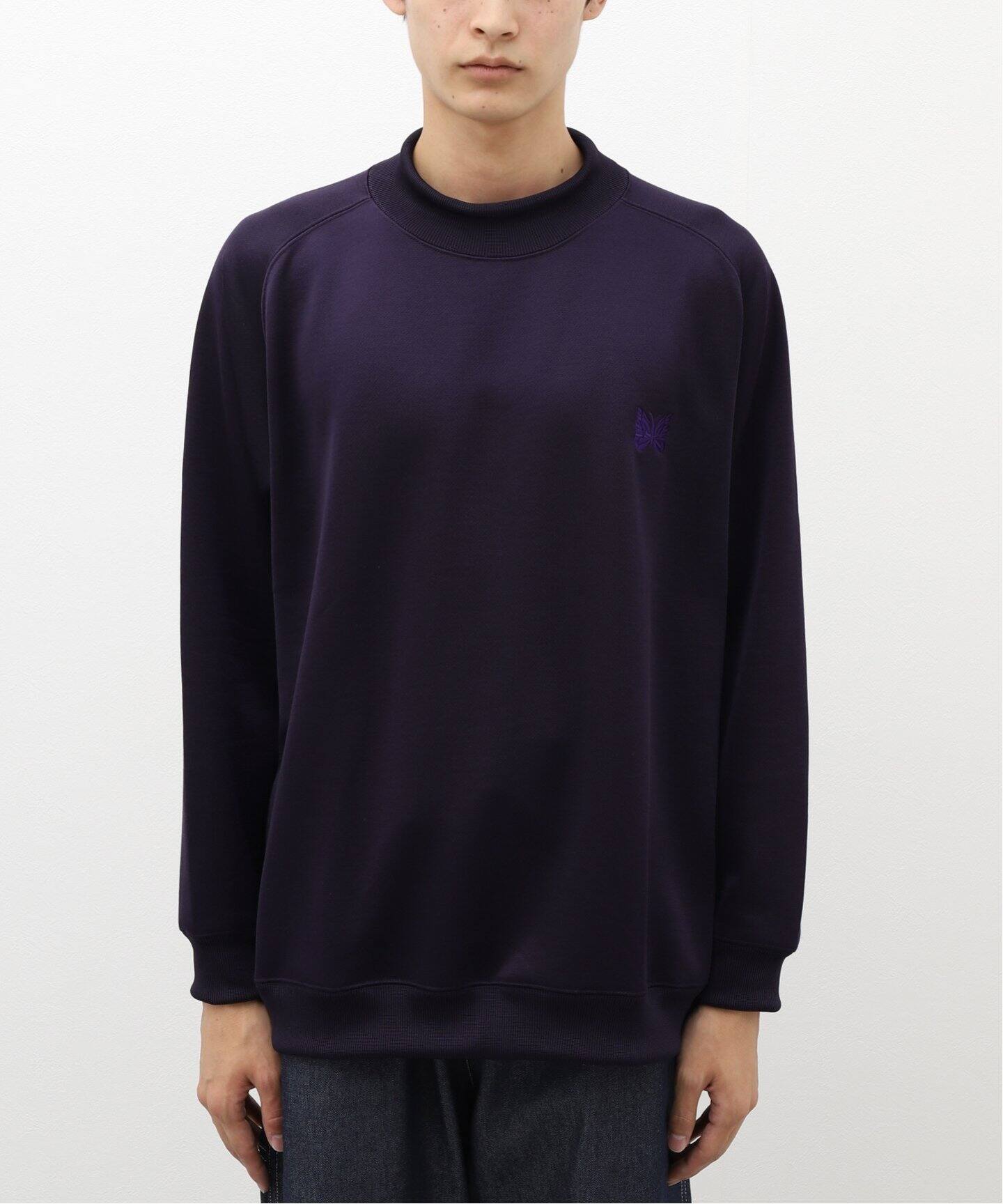 NEEDLES / ニードルズ】L/S Mock Neck Tee NS258（Tシャツ／カットソー 