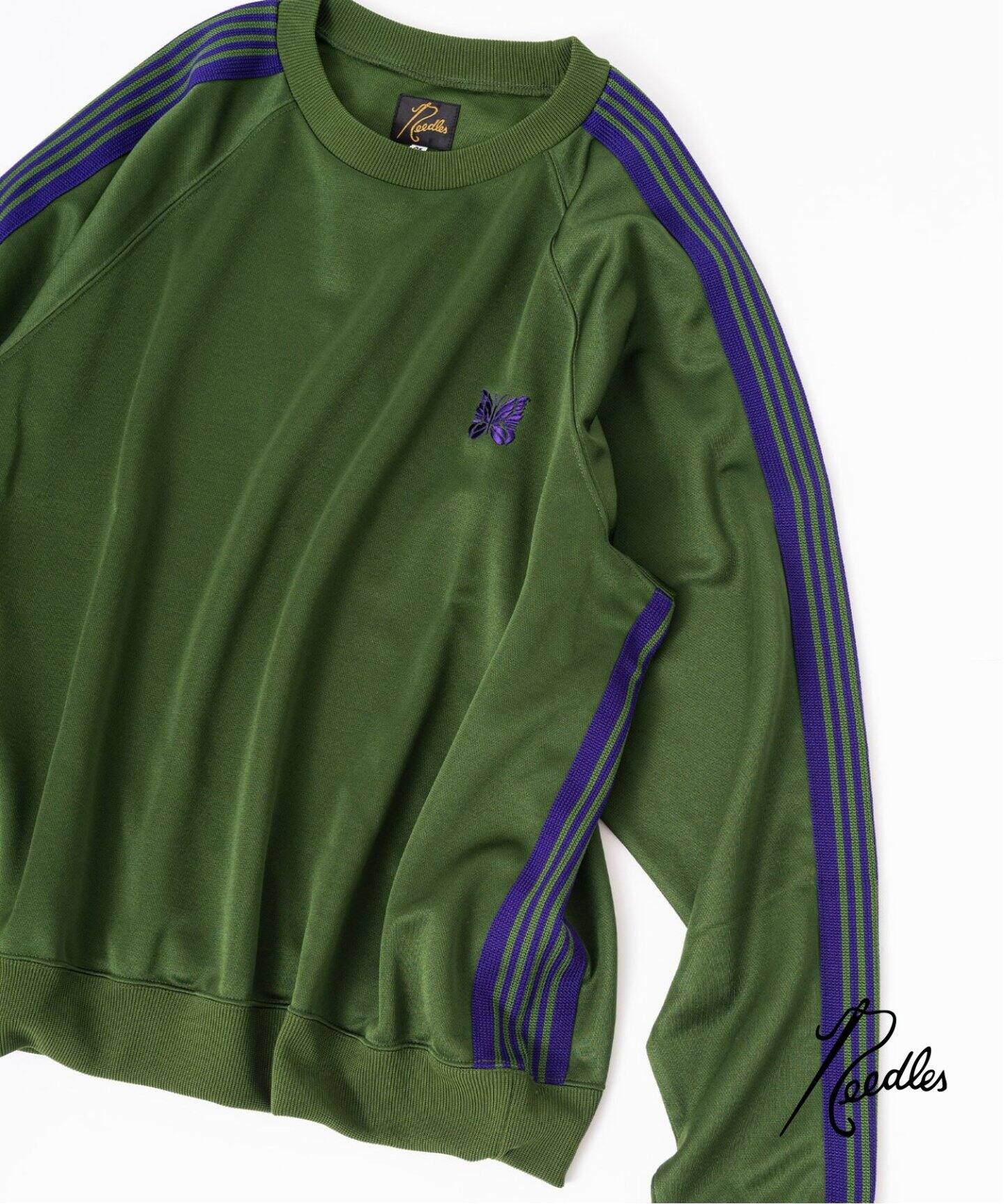 NEEDLES / ニードルズ】Track Crew Neck Shirt NS245（スウェット 