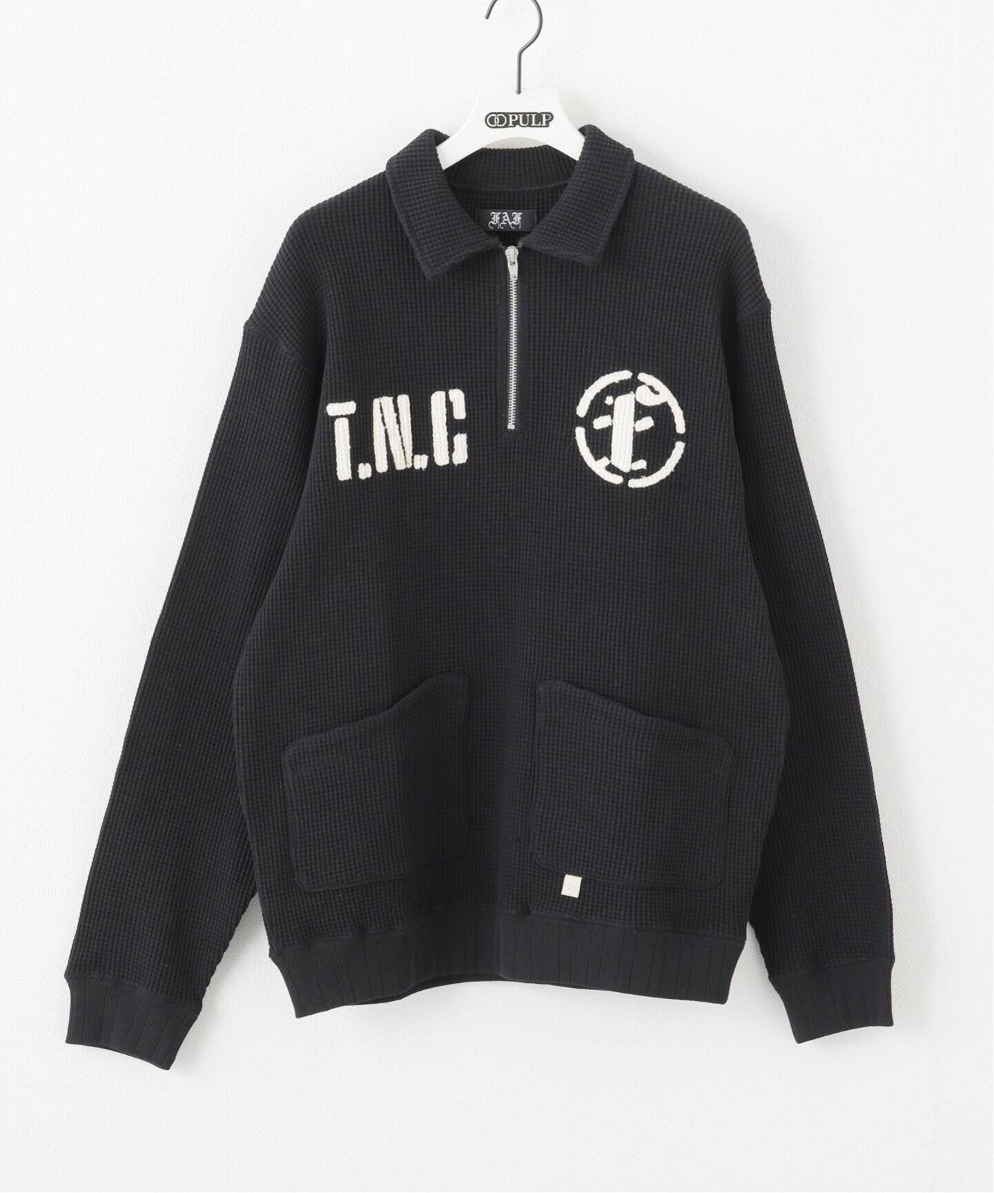 FAKE AS FLOWERS THERMAL HALF ZIP