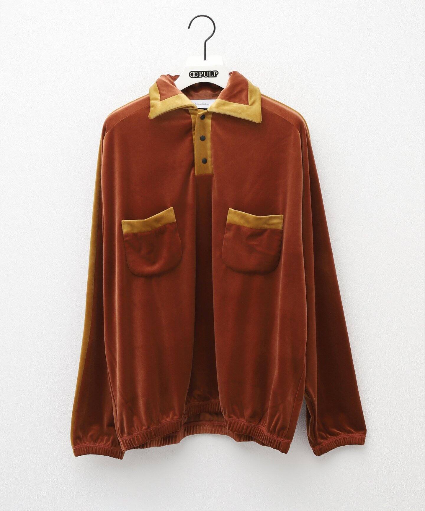 Sasquatchfabrix. / サスクワァッチファブリックス】VELOUR RETRO LS 