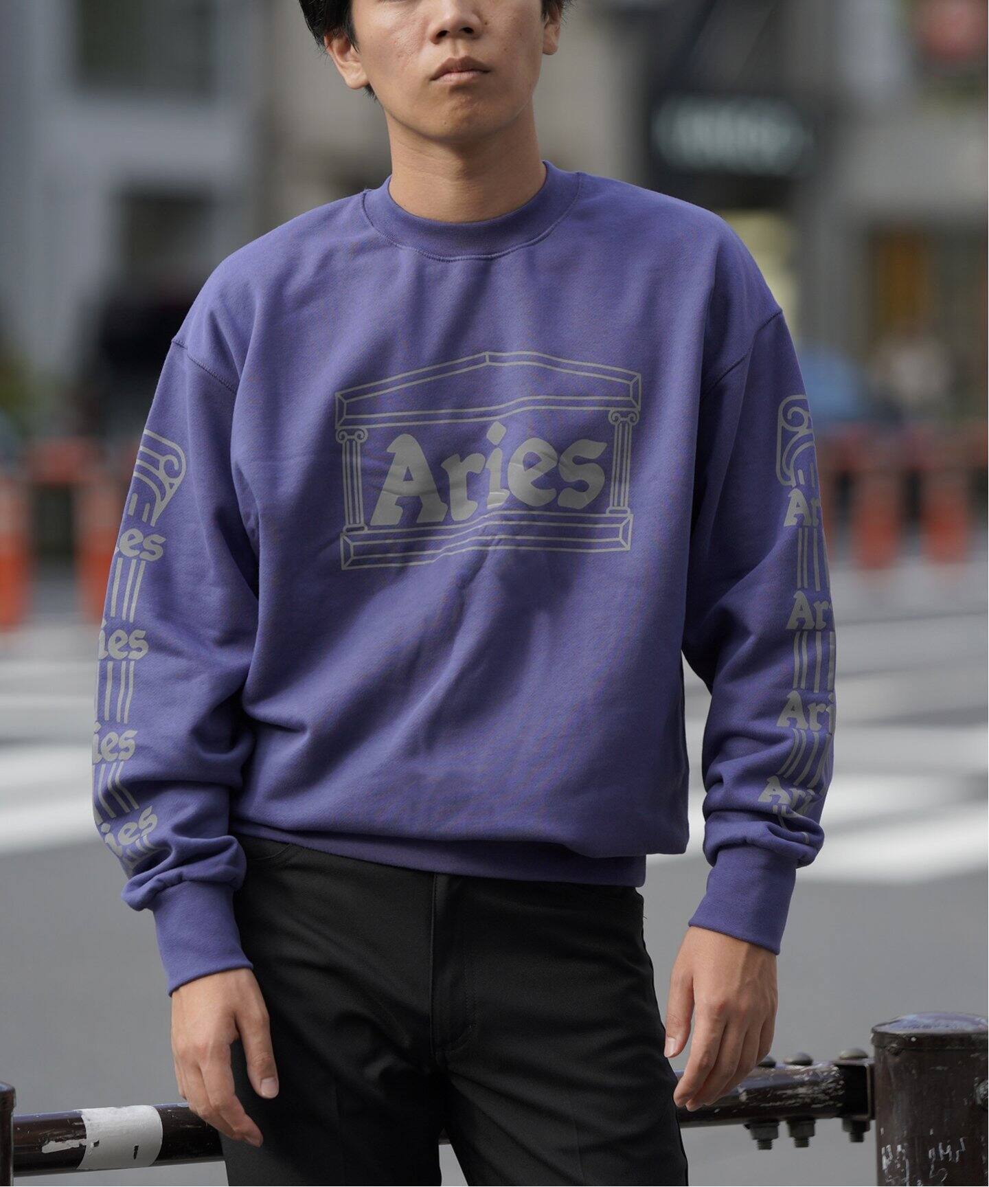 ARIES / アリーズ】REFLECTIVE COLUMN SWEATSHIRT（スウェット）｜PULP 