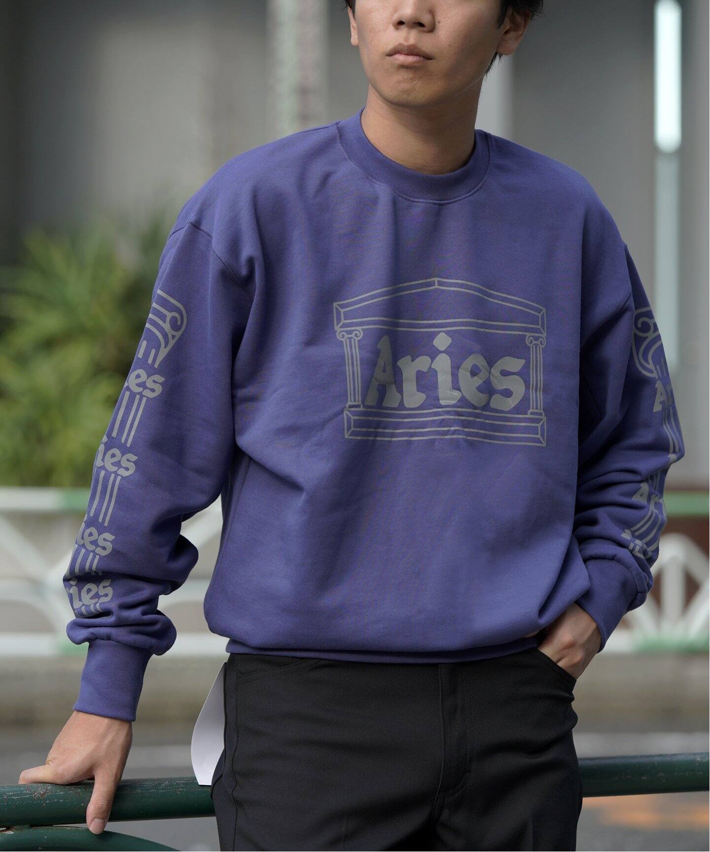 ARIES / アリーズ】REFLECTIVE COLUMN SWEATSHIRT（スウェット）｜PULP  