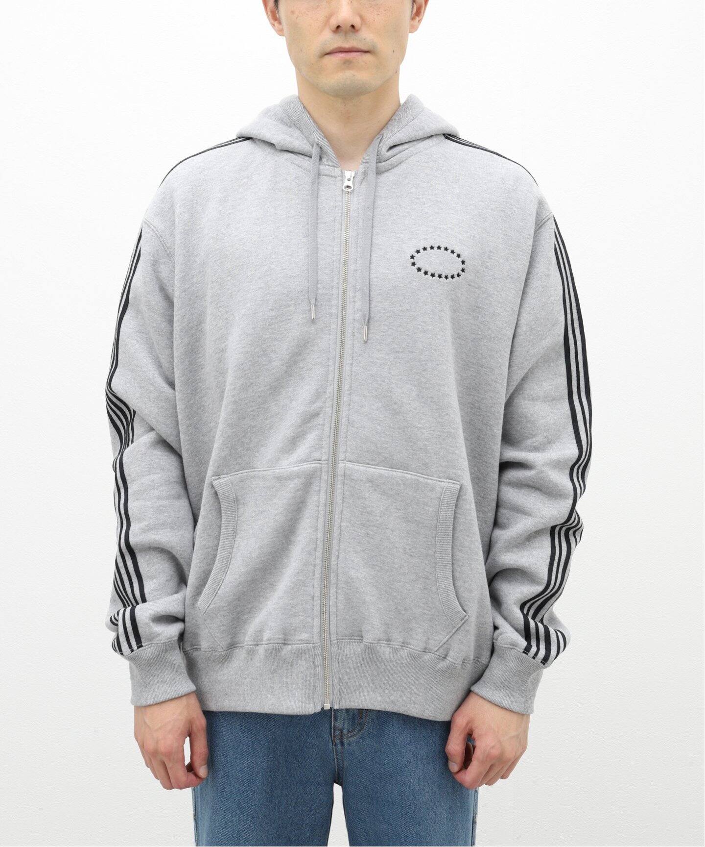 AFB / エーエフビー】SIDE LINE OVERSIZED ZIP HOODIE（パーカー  