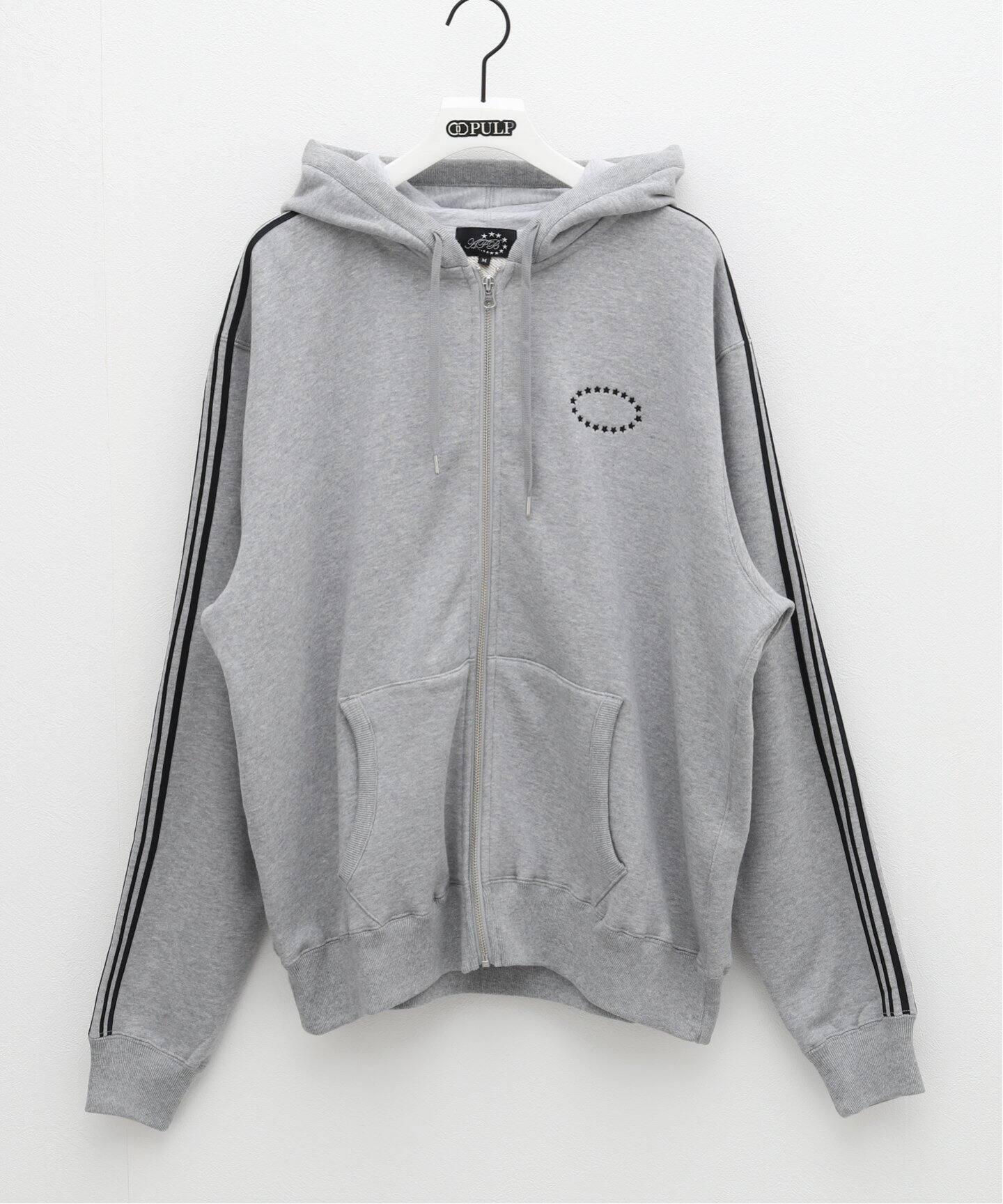AFB / エーエフビー】SIDE LINE OVERSIZED ZIP HOODIE（パーカー 