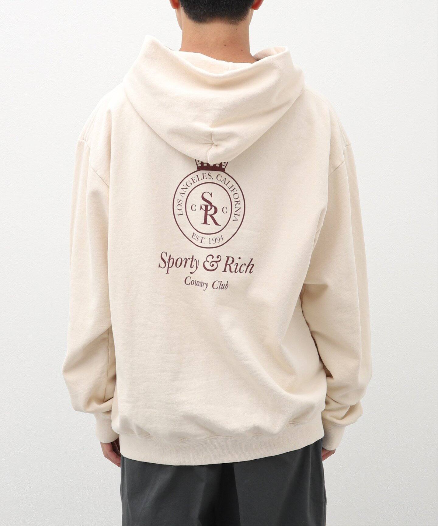 SPORTY&RICH / スポーティアンドリッチ】CROWN HOODIE（パーカー  