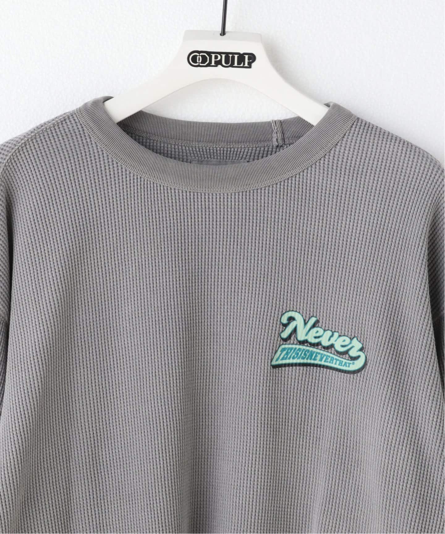 thisisneverthat / ディスイズネバーザット】Waffle L/S Tee（T