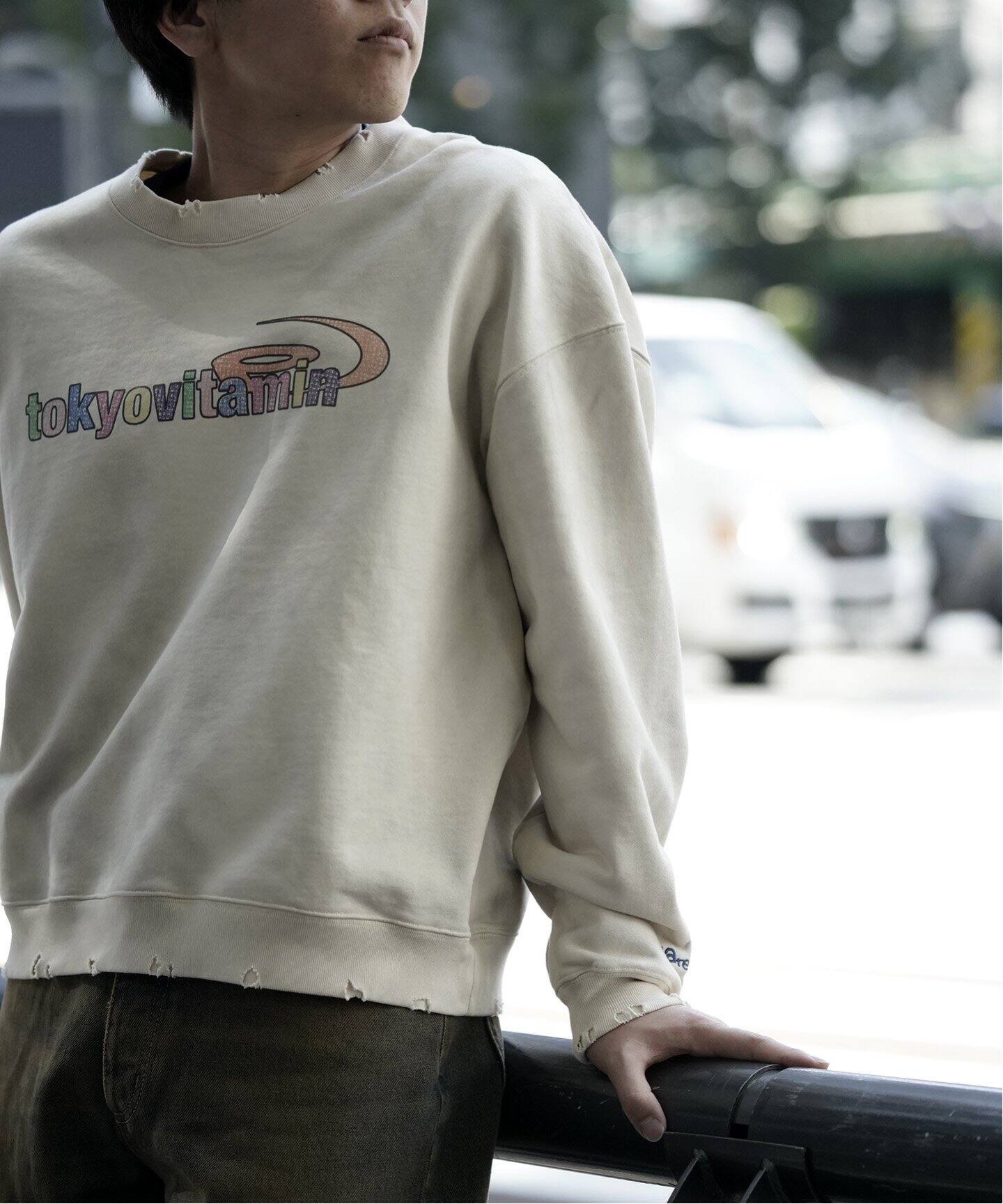 Plateau Studio x tokyovitamin】VTG DYE SWEAT SHIRT（スウェット  