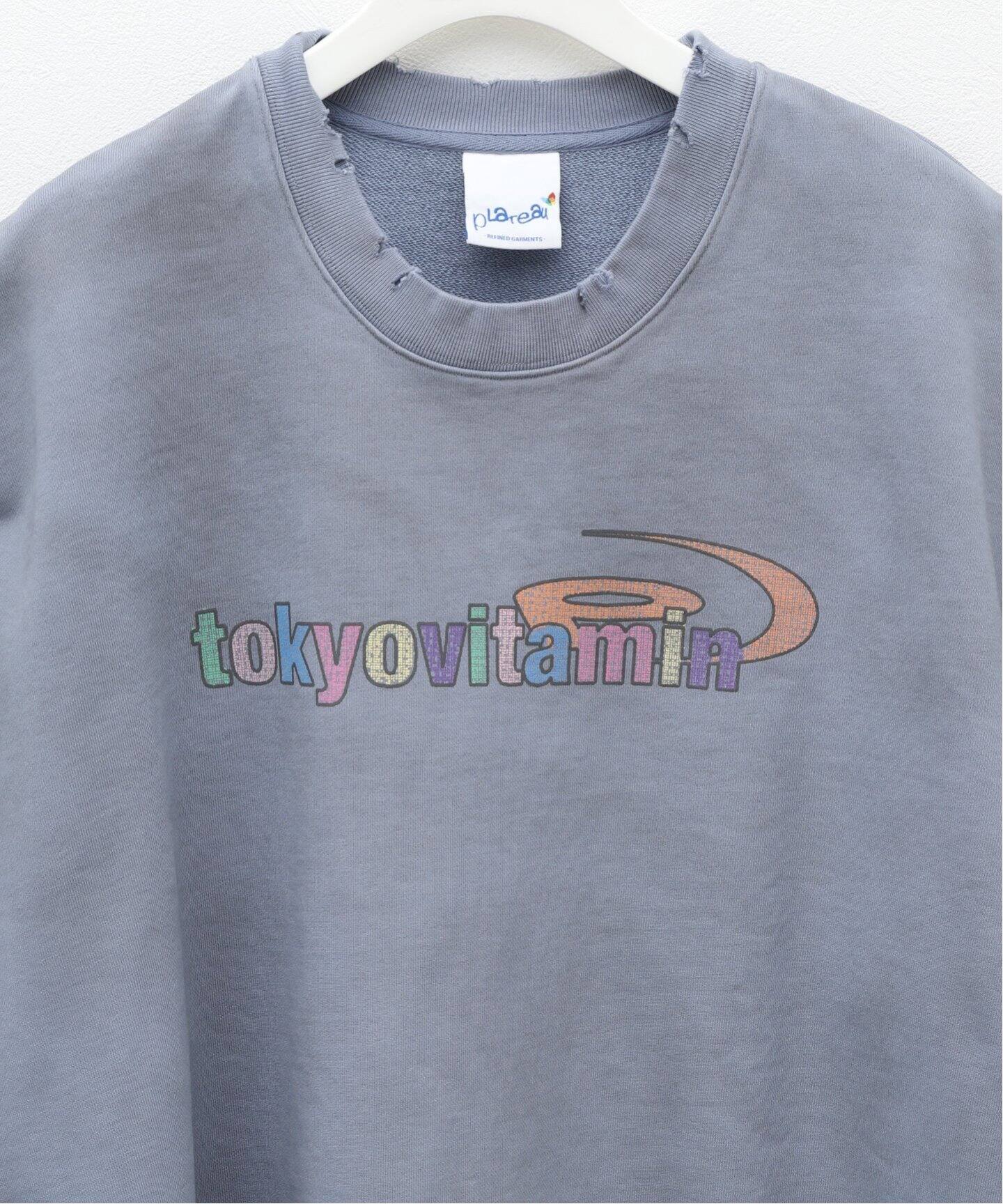 Plateau Studio x tokyovitamin】VTG DYE SWEAT SHIRT（スウェット  